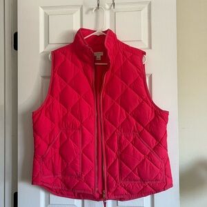 Watermelon Pink colored  Quilted Vest